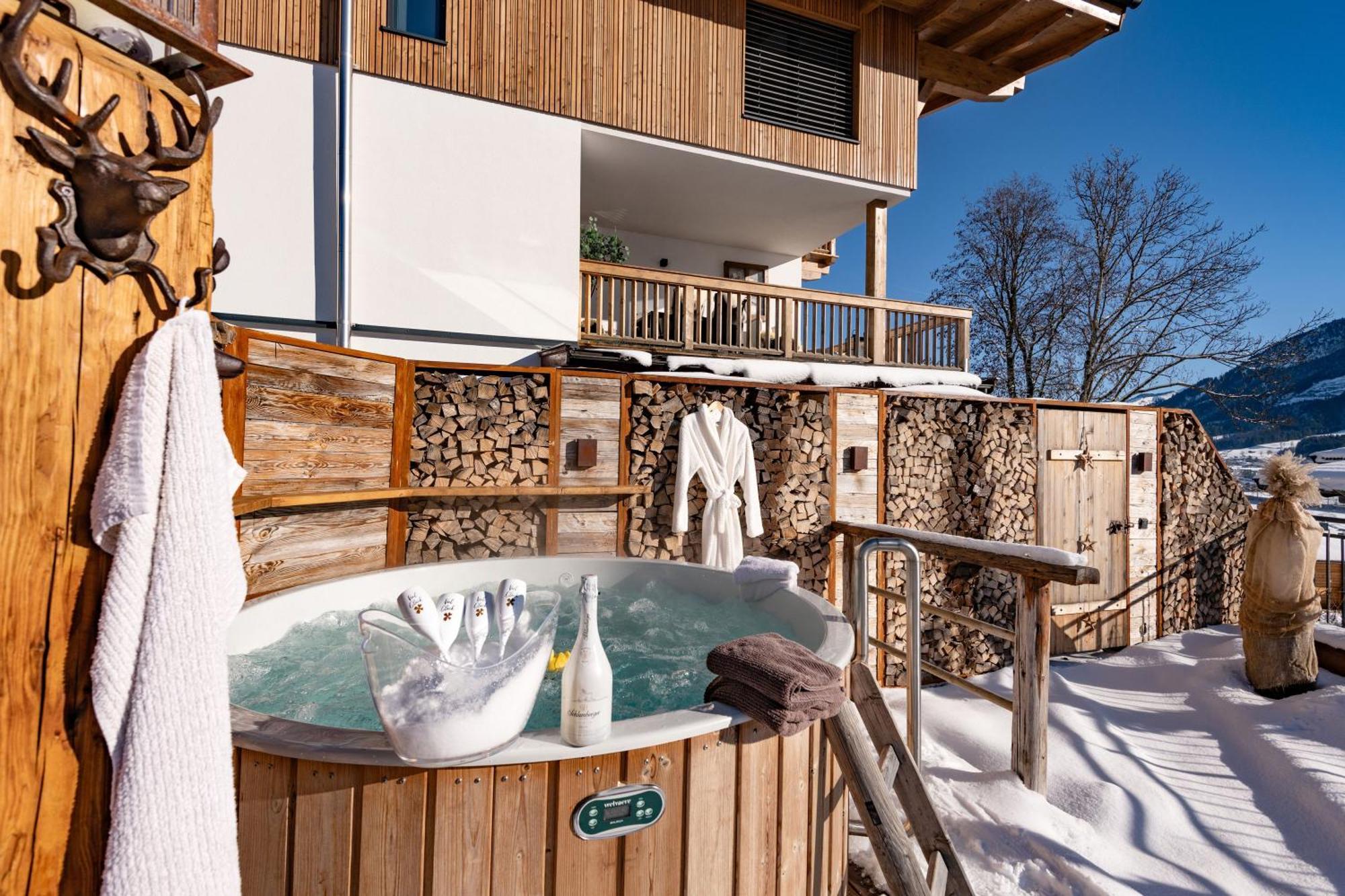 Luxus Ferienwohnung Almhuette Brixen im Thale Zewnętrze zdjęcie